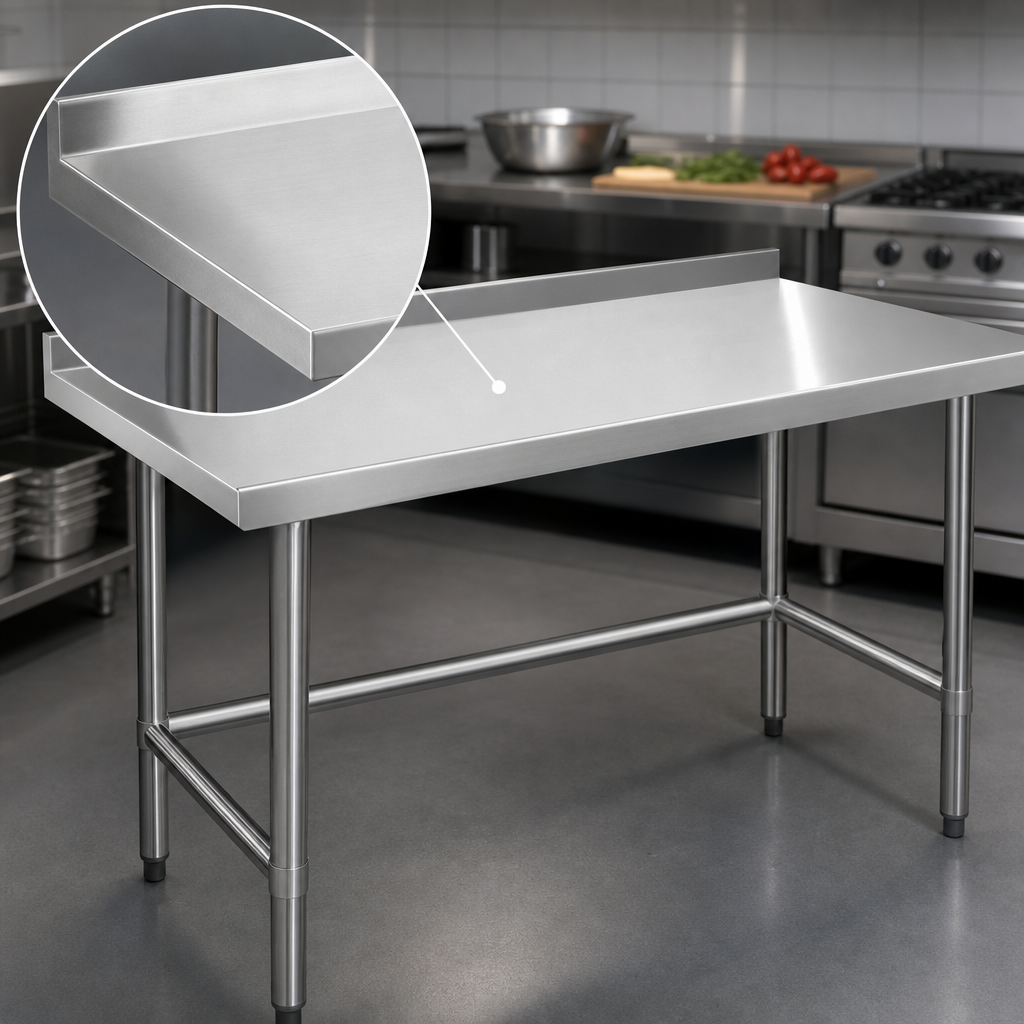 18-Gauge 304 Stainless Steel Top