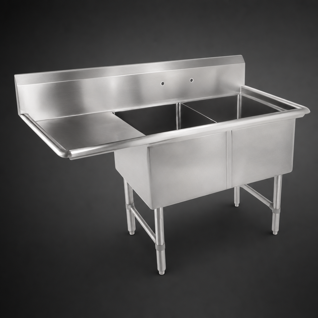Two-Compartment Sink