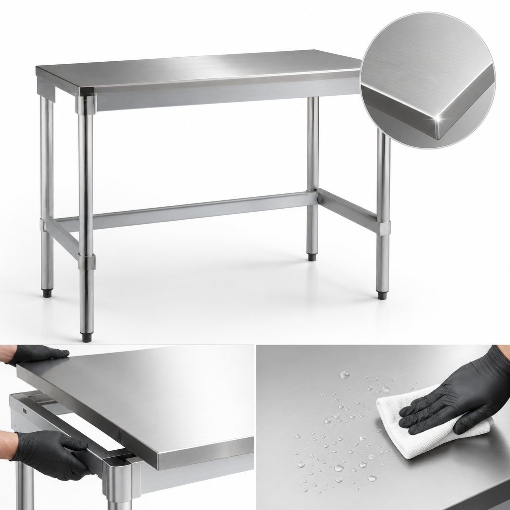 16-Gauge Type 304 Stainless Steel Top