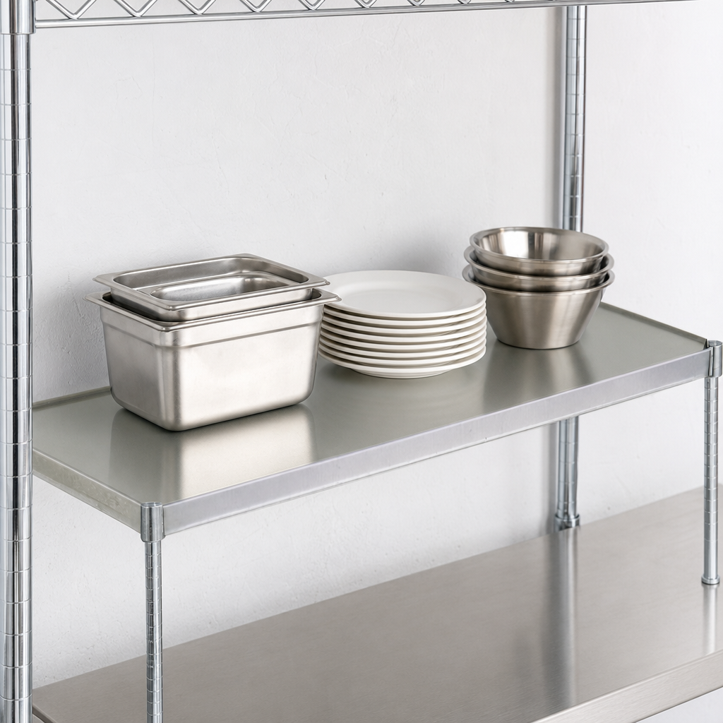 Solid Shelf Surface