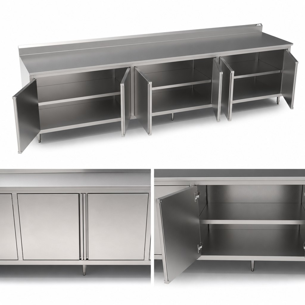 Cabinet Base With Hinged Doors