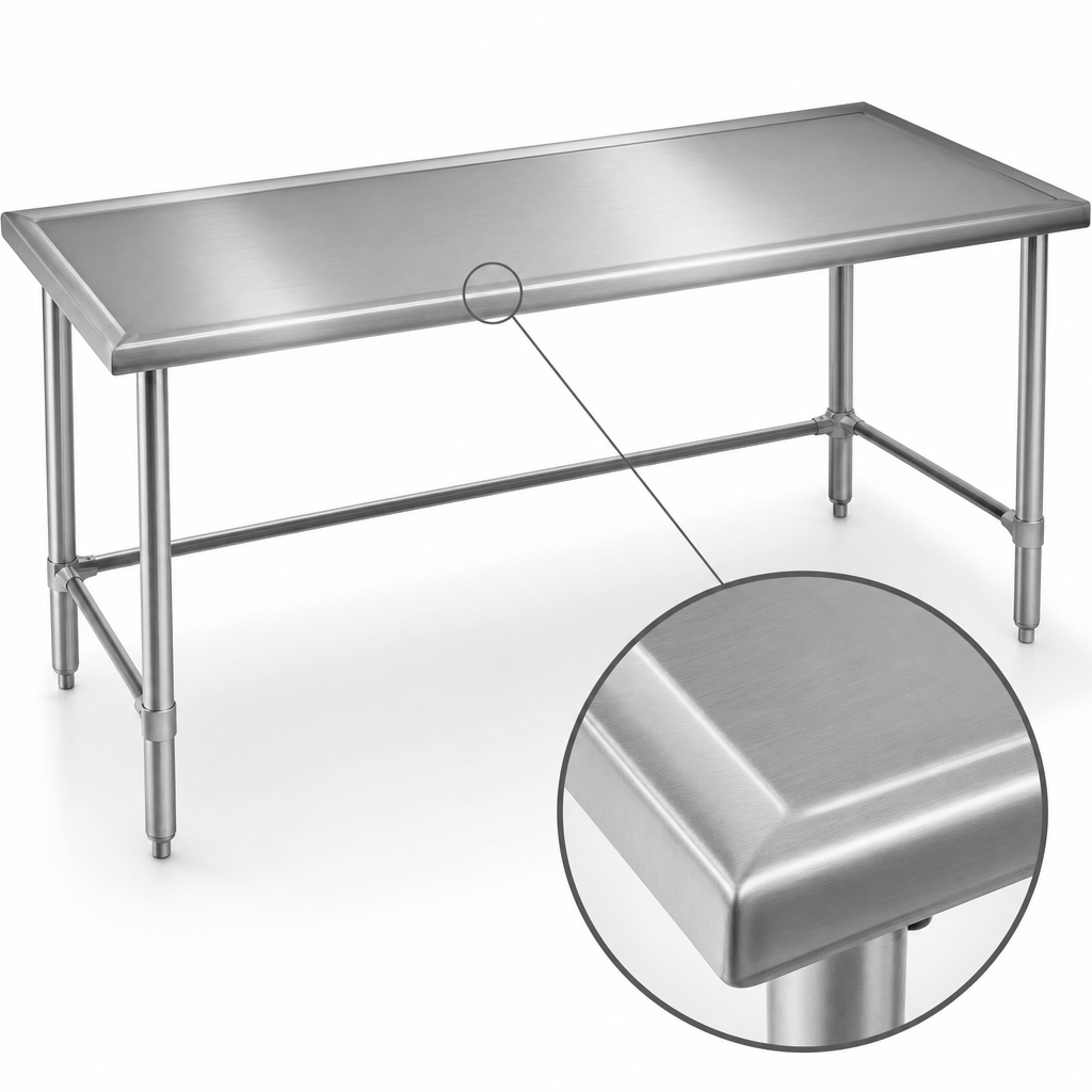14-Gauge Stainless Steel Top
