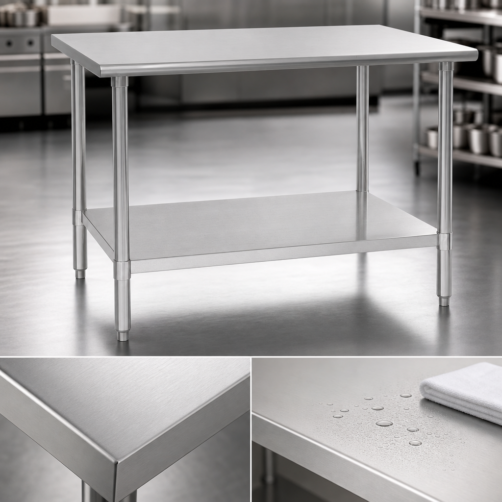 14-Gauge 300-Series Stainless Steel Top
