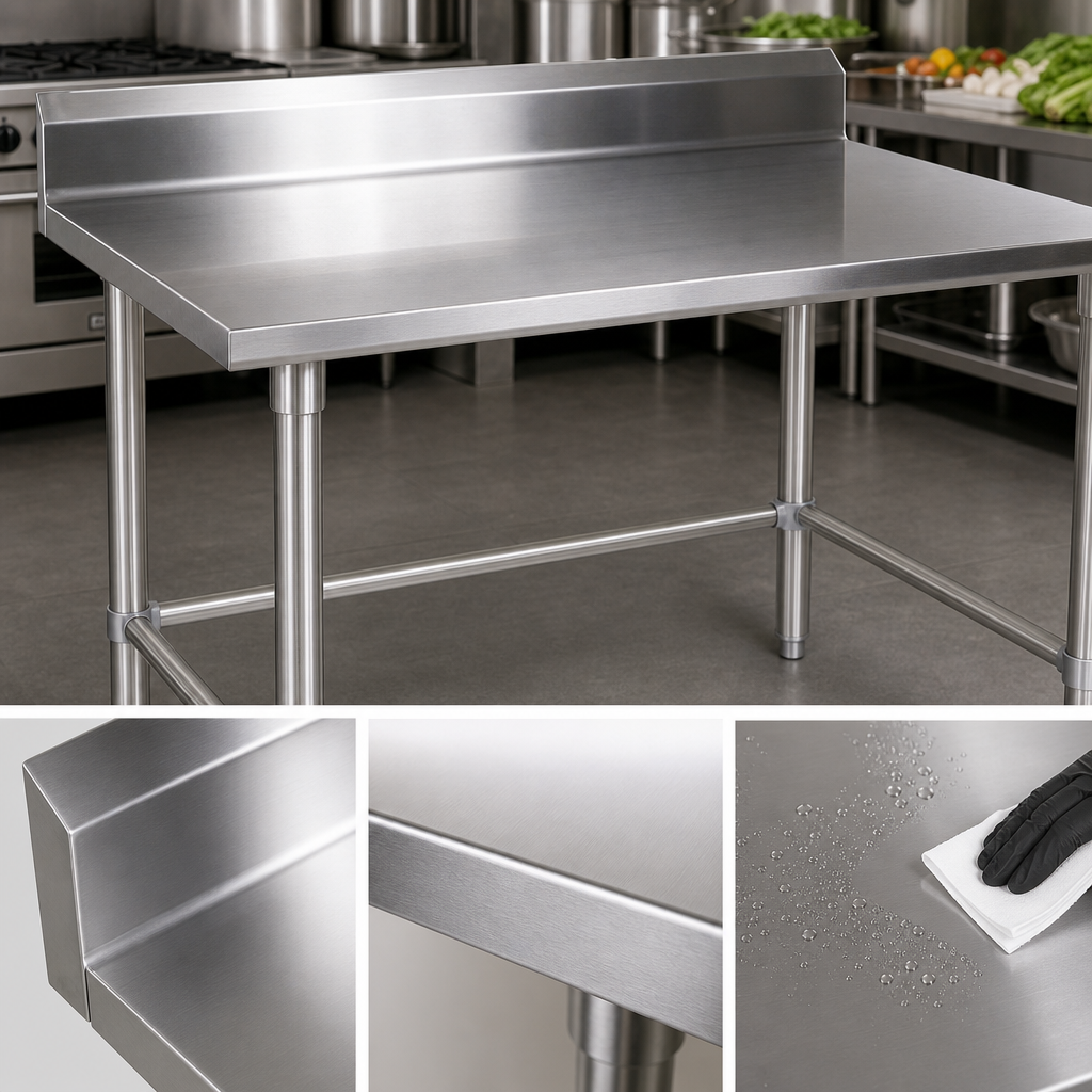 16-Gauge 300 Series Stainless Steel Top