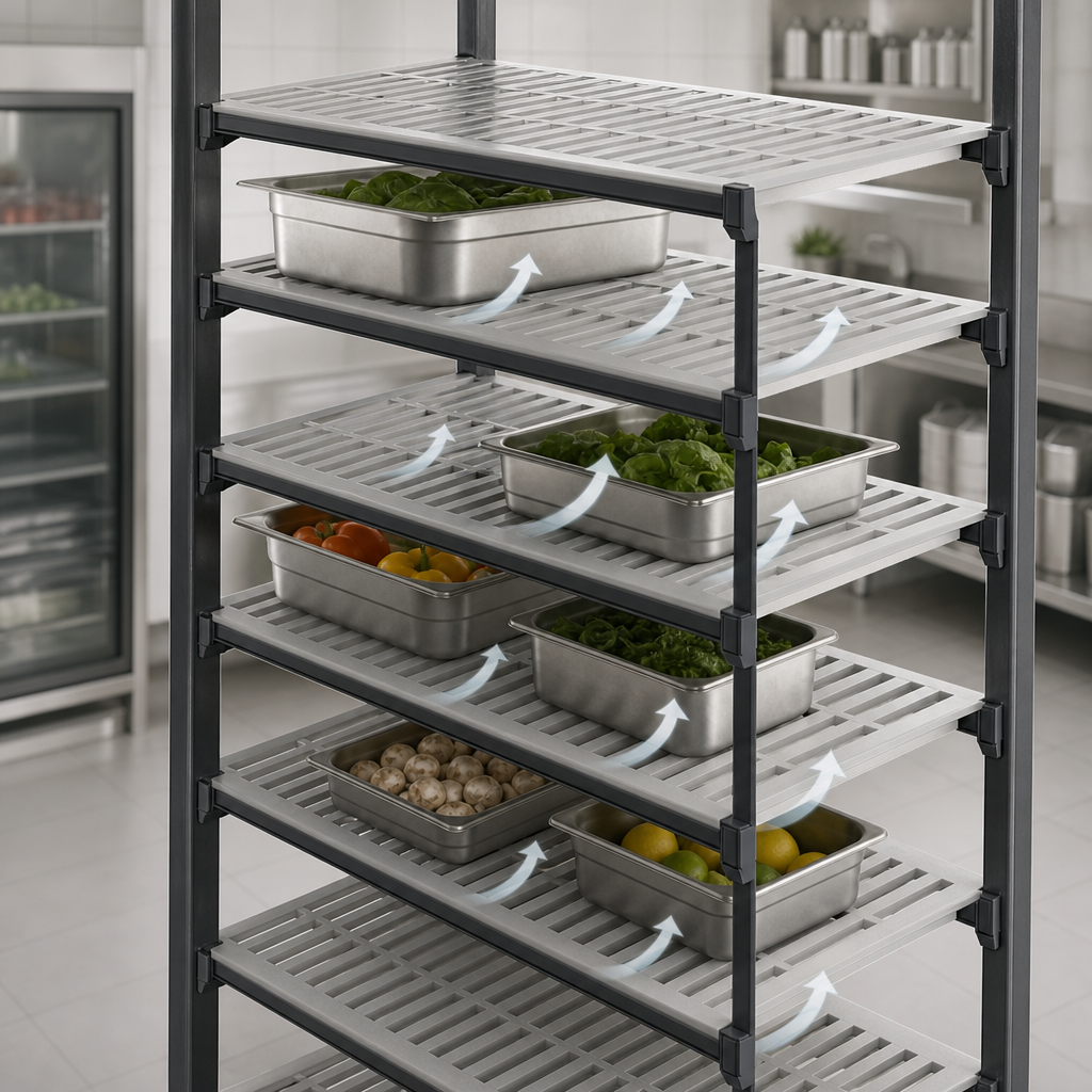 Five Vented Shelf Plates