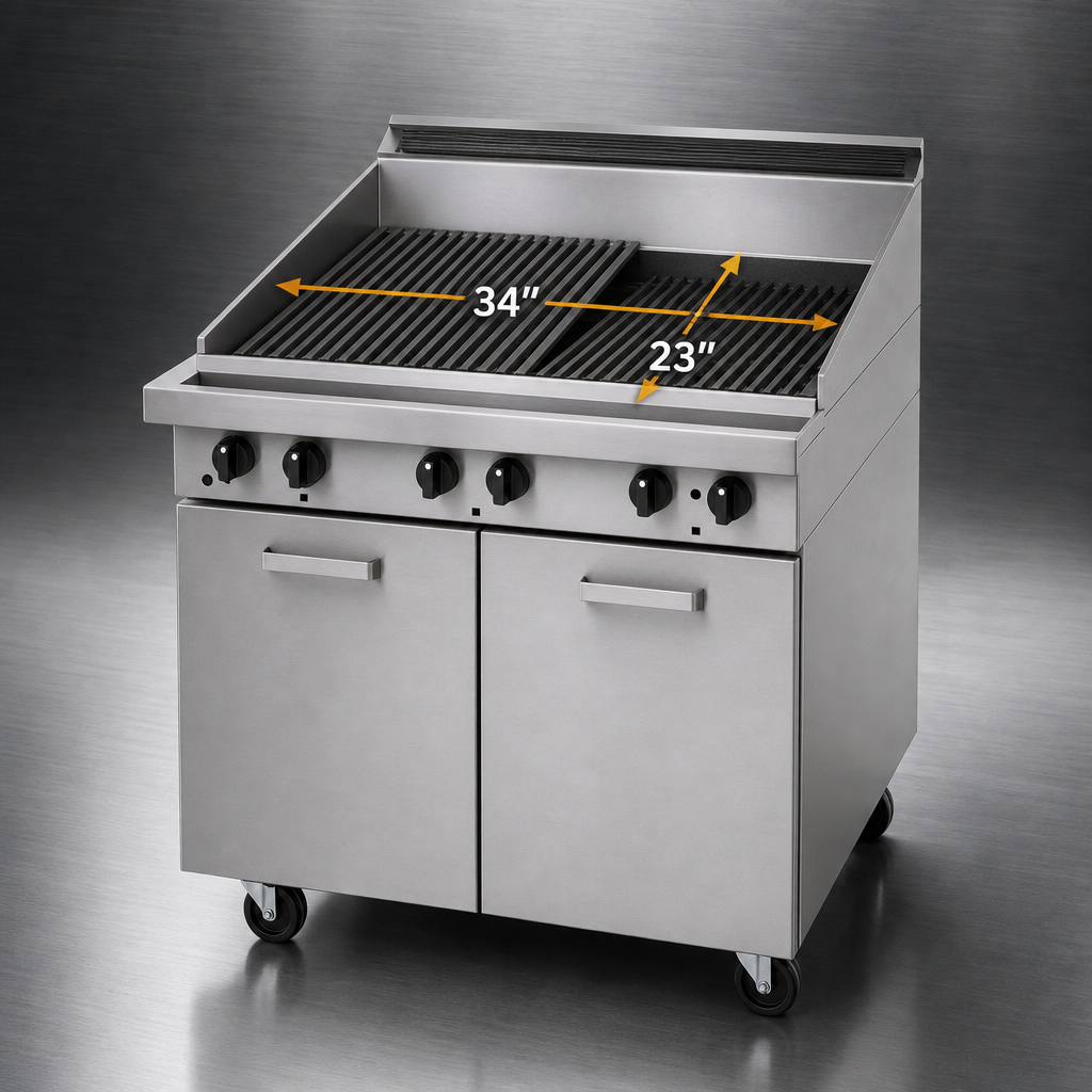34 x 23-Inch Grill Area