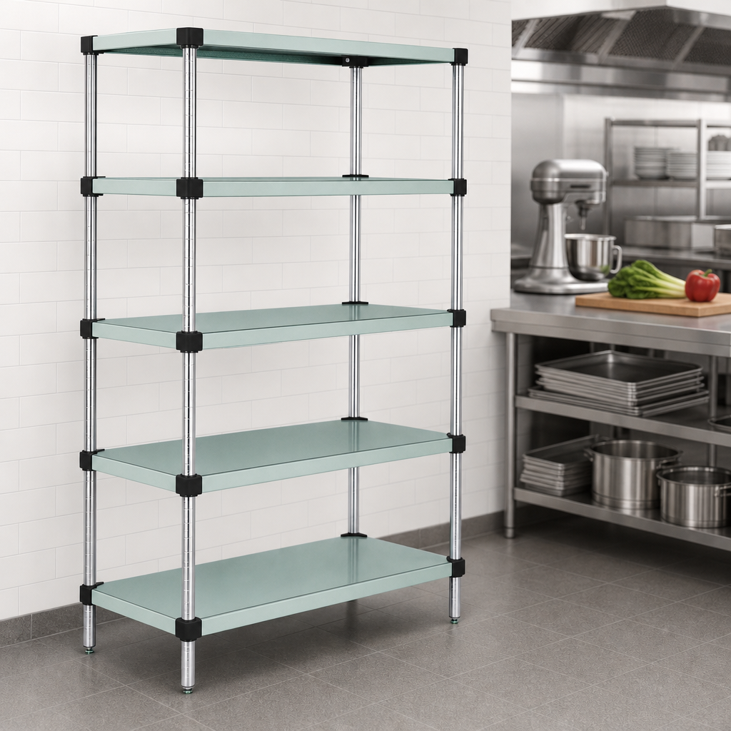 Five Solid Shelves