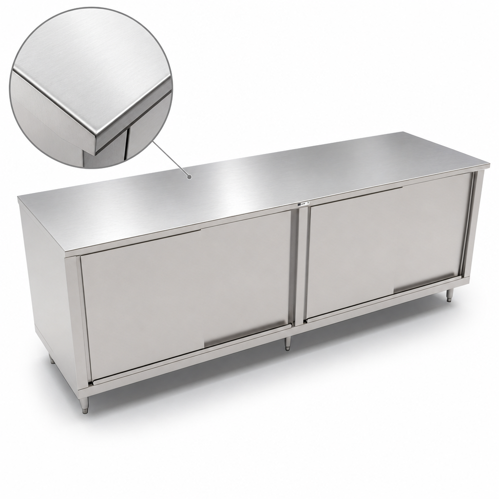 14-Gauge Stainless Steel Top