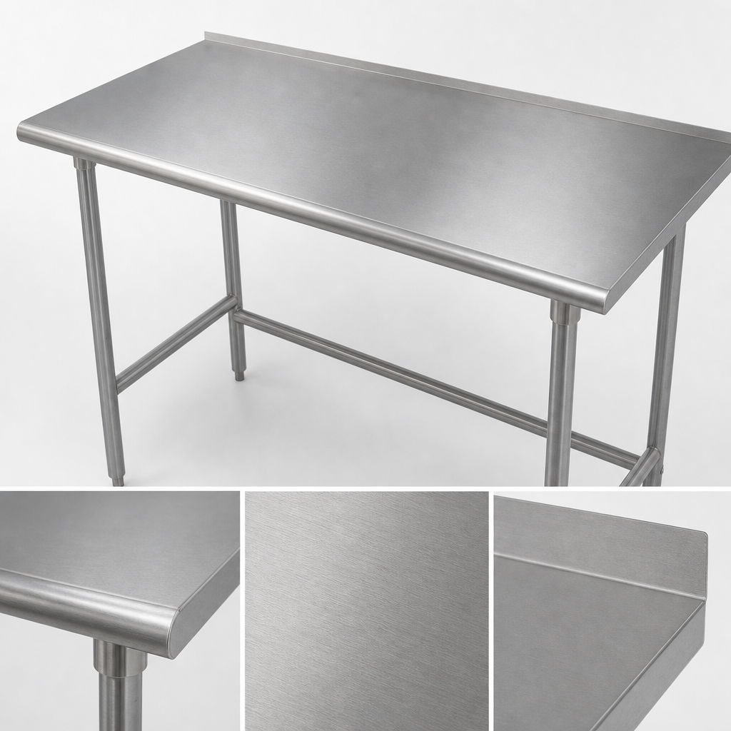 16-Gauge 430 Stainless Steel Top