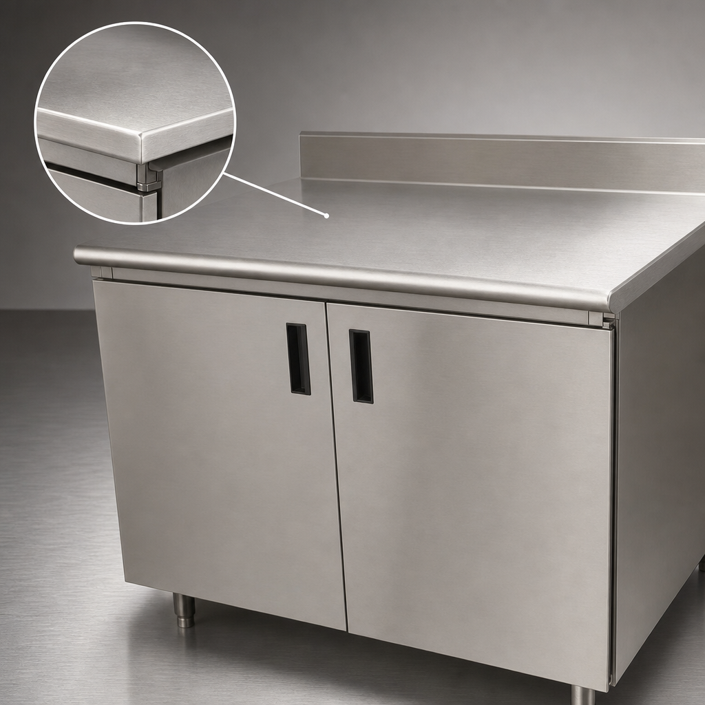 14-Gauge 304 Stainless Steel Top