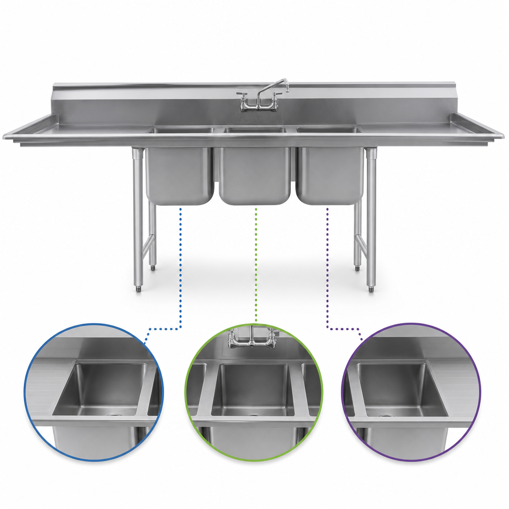 Three-Compartment Layout