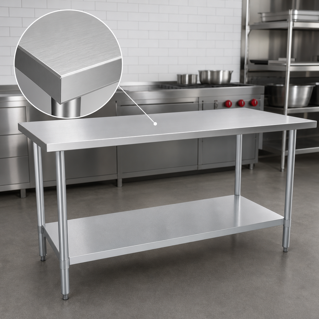 14-Gauge 300-Series Stainless Steel Top
