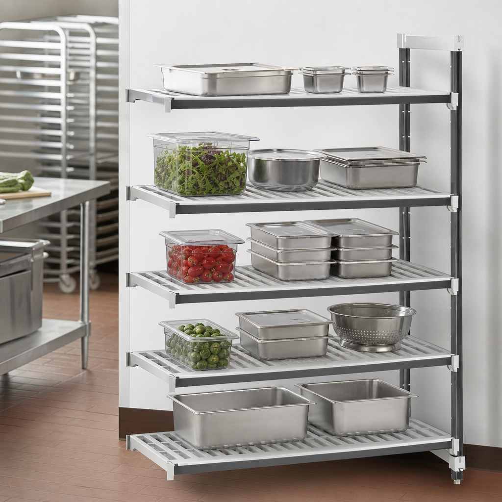 Five-Tier Vented Shelving