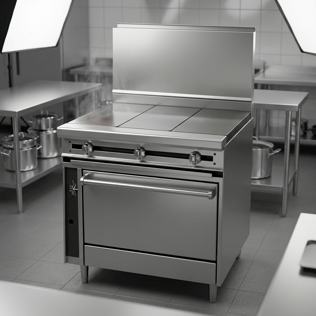 Experience exceptional heat management and versatility with the Jade Range's gleaming, reinforced cast iron hot top sections.