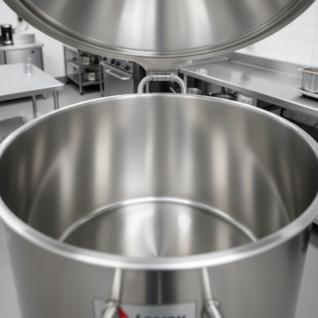 Experience the superior hygiene and durability of the kettle's premium 304 stainless steel liner, designed for effortless cleaning.