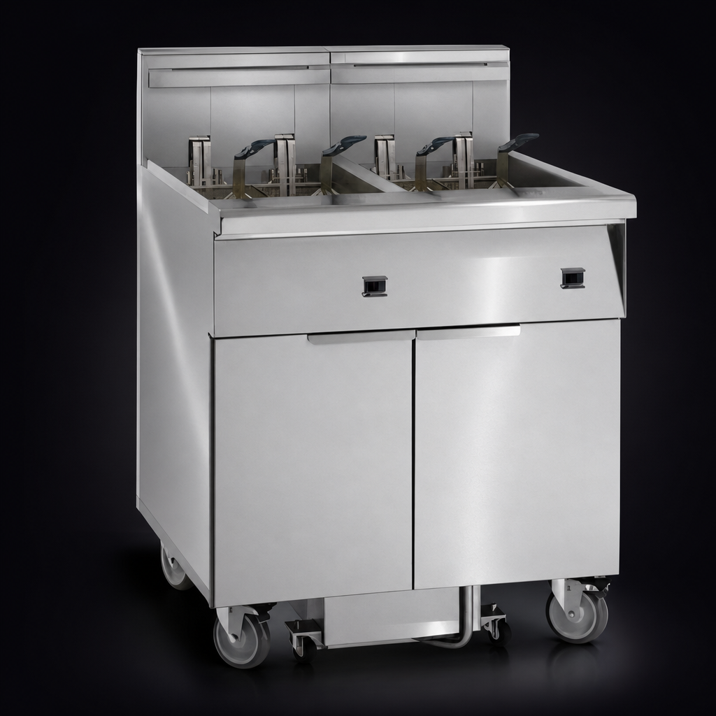 Four 50-lb. Fry Tanks