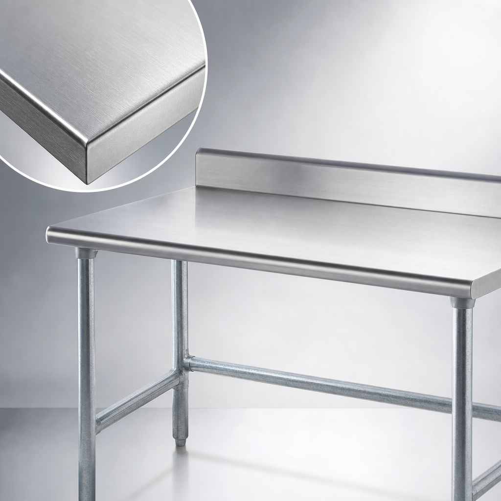 16-Gauge 430 Stainless Steel Top