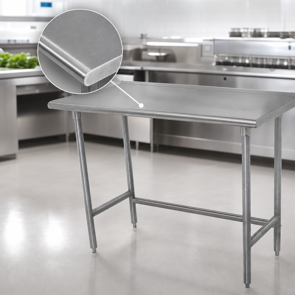14-Gauge 304 Stainless Steel Top