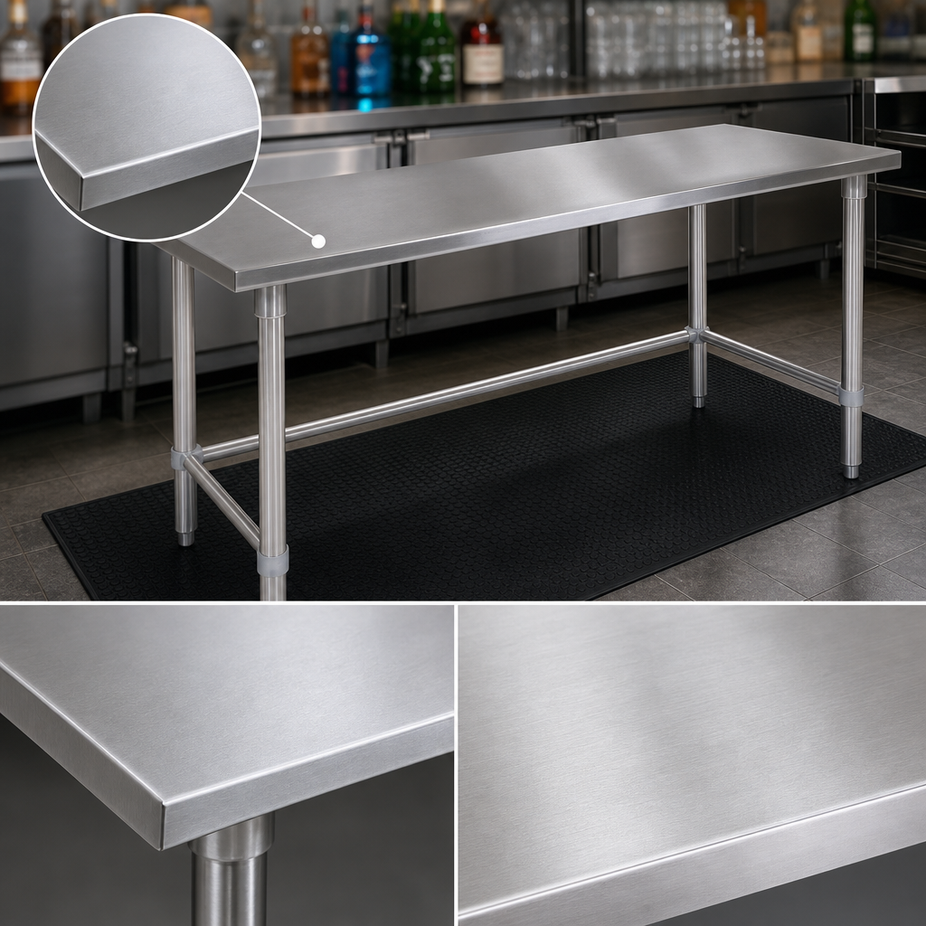16 Gauge 300 Series Stainless Steel Top