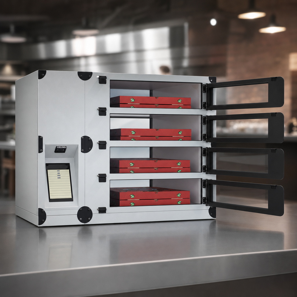 Four Individually Controlled Lockers
