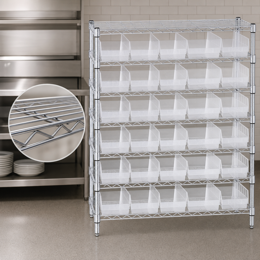 Six Wire Shelves