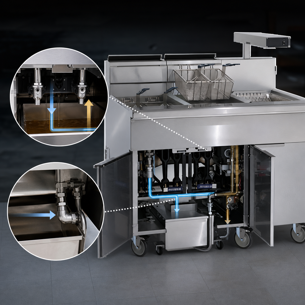 Built-In Under-Fryer Filter System