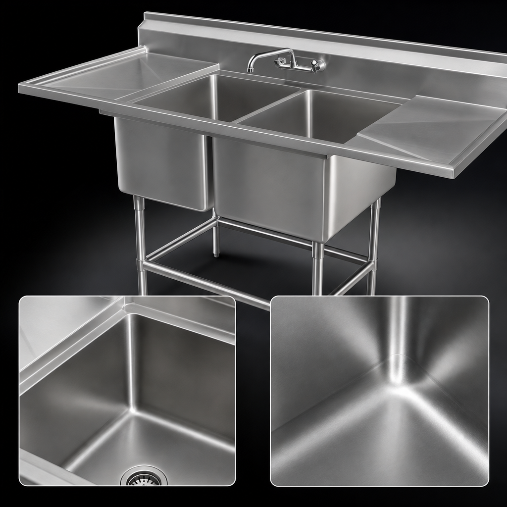 Two Compartment Coved Corner Bowls