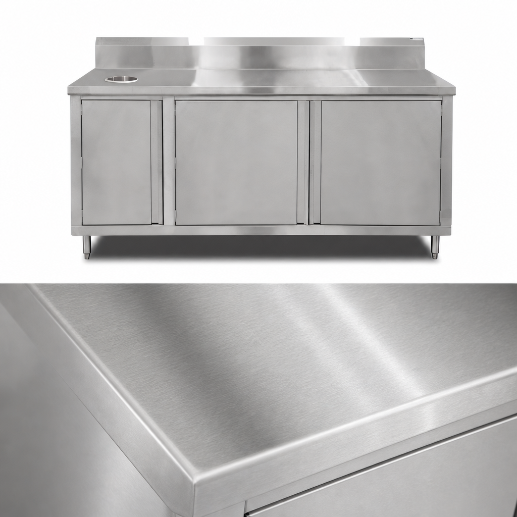 14-Gauge Type 300 Stainless Steel Top