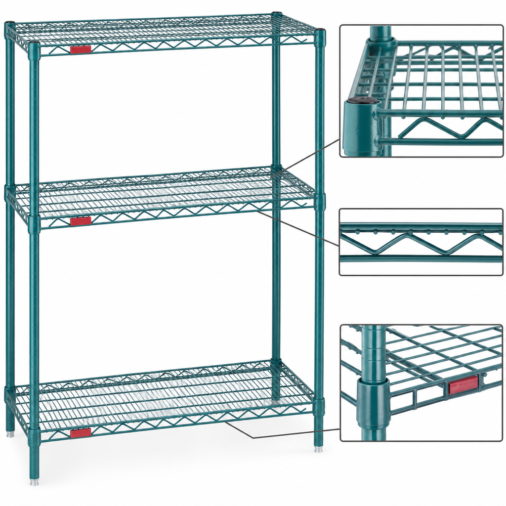 Patented QuadTruss® Shelves