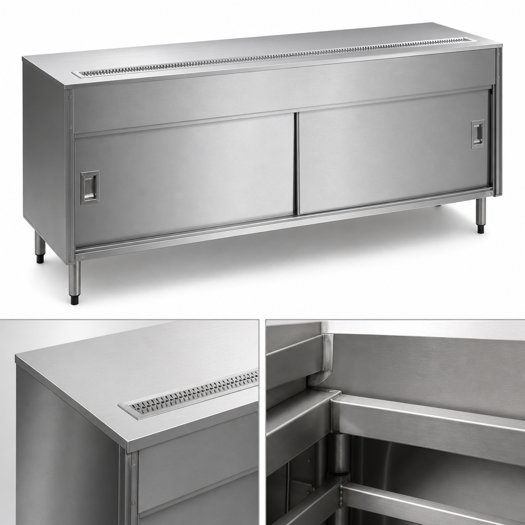 16-Gauge Stainless Steel Top