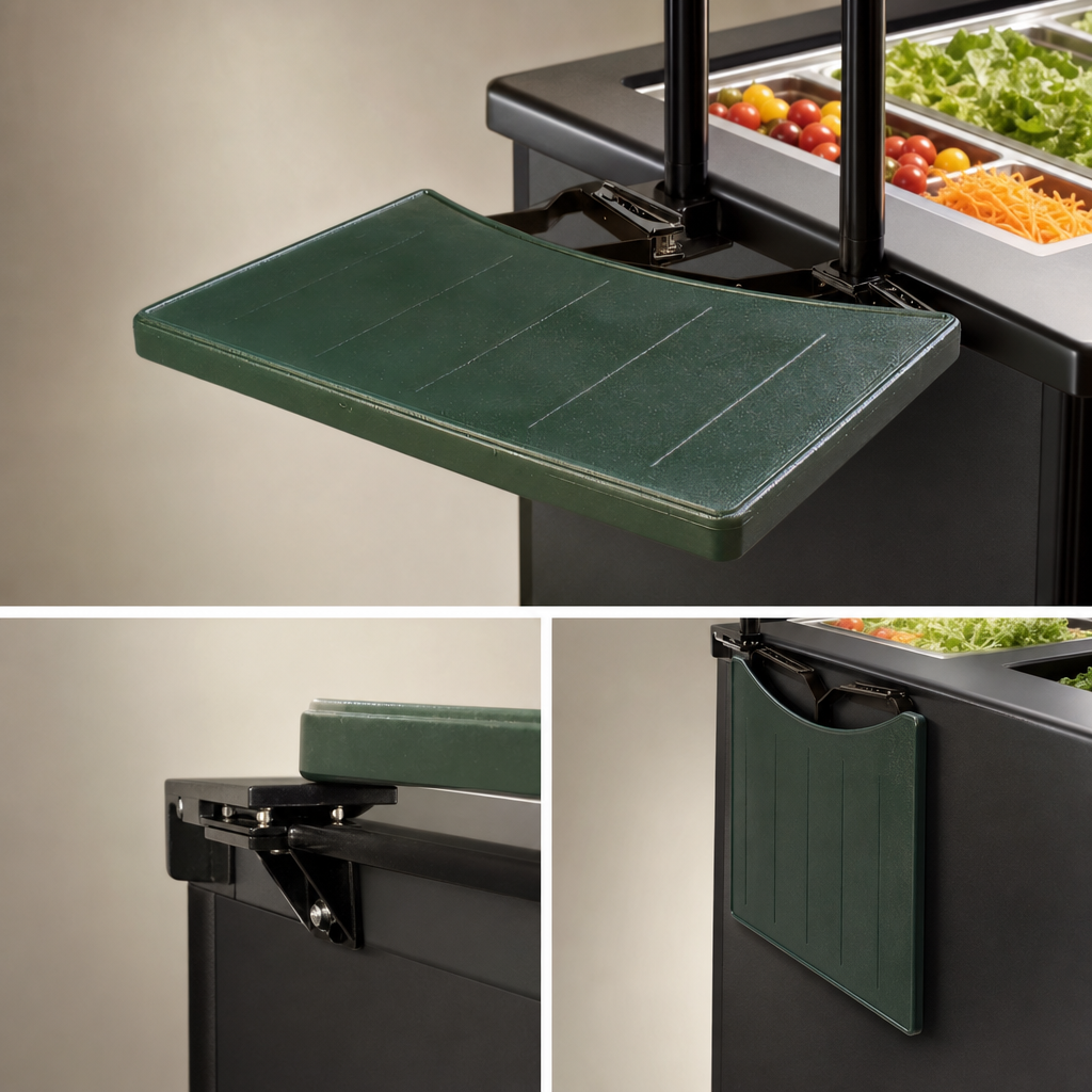 Drop-Down End Shelf