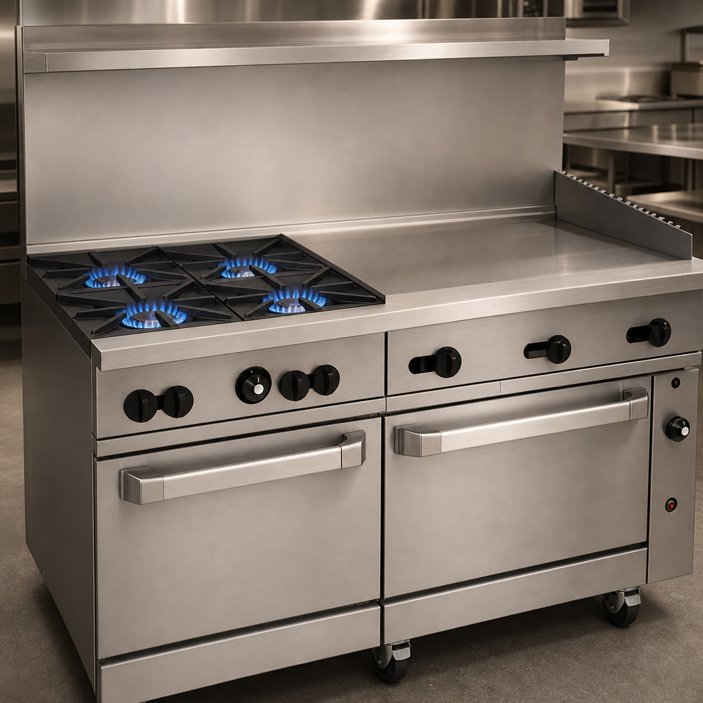 Four Open Burners