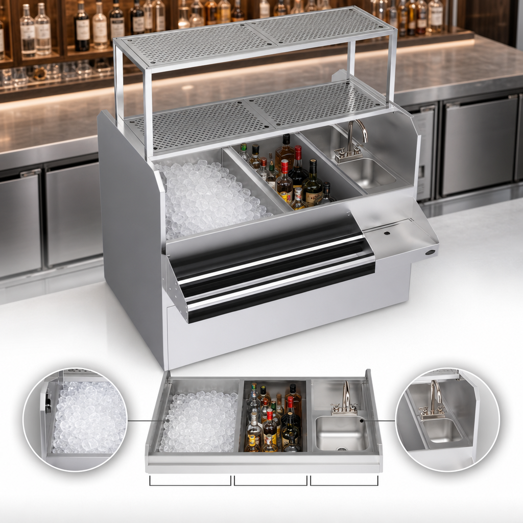 Left-Side Ice Bin Layout