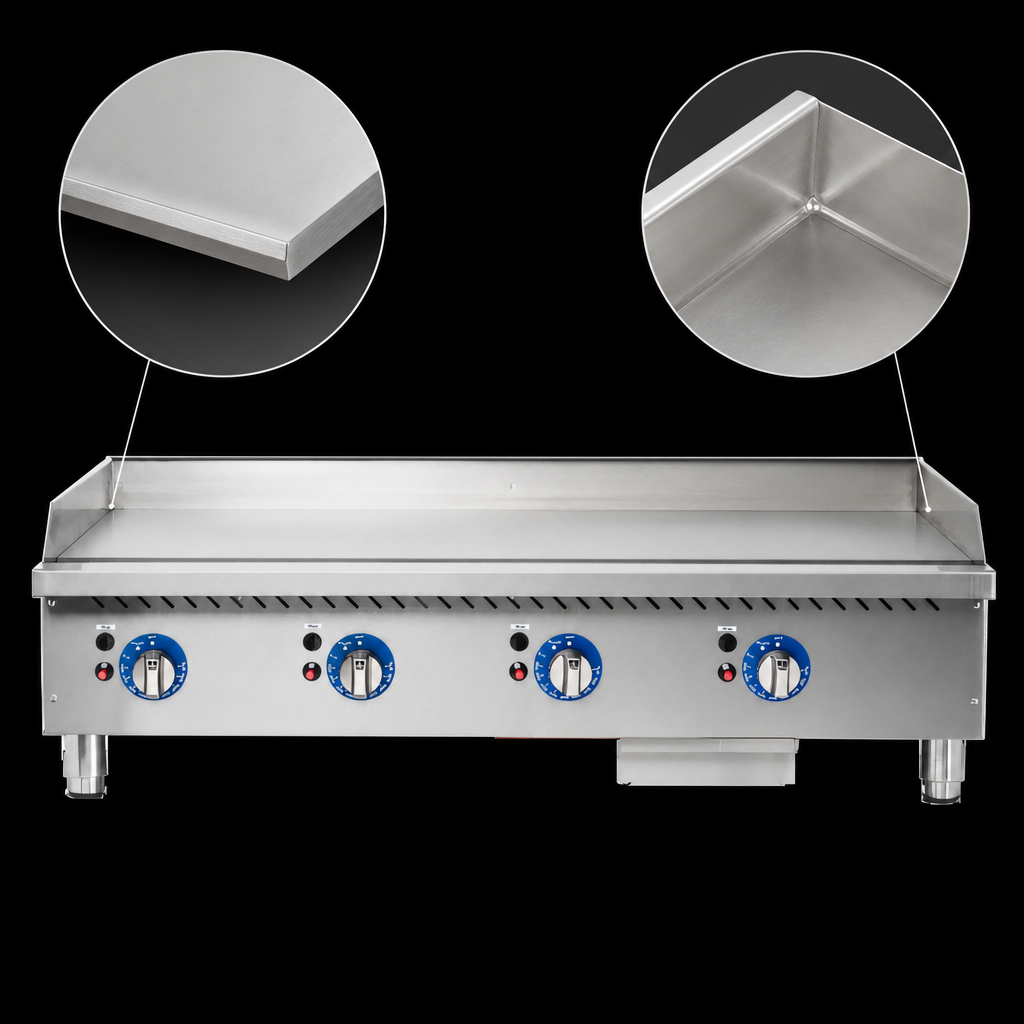 1-Inch Highly Polished Griddle Plate