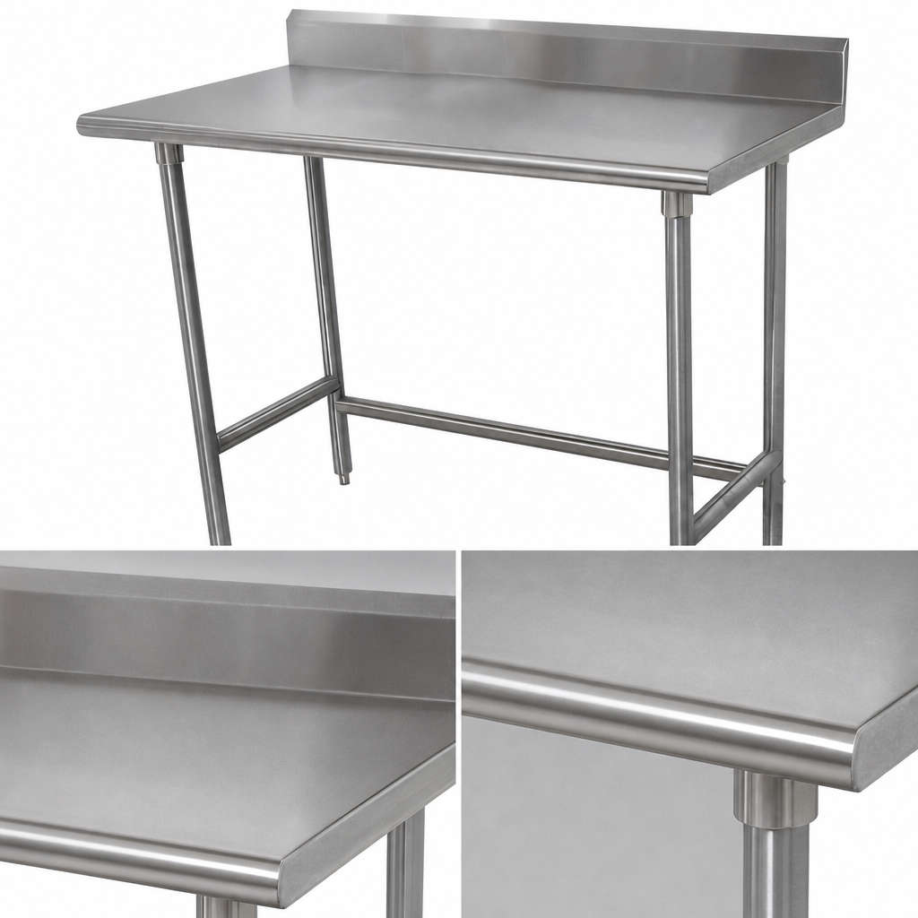 16 Gauge 304 Stainless Steel Top