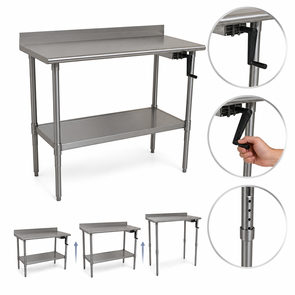 Height Adjustable Crank System