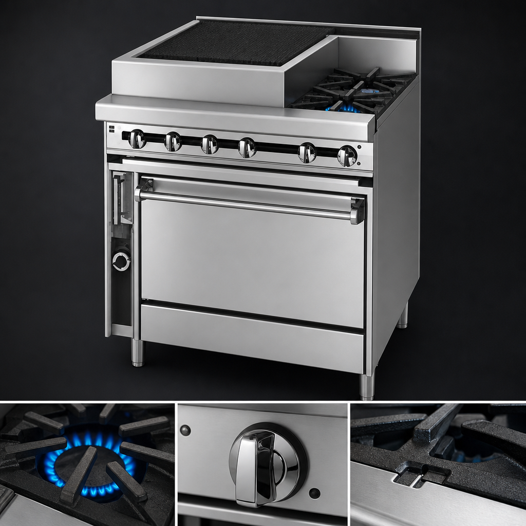 Open Burner Top Section