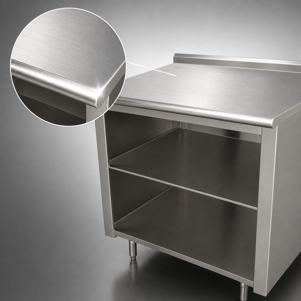 14-Gauge 304 Stainless Steel Top