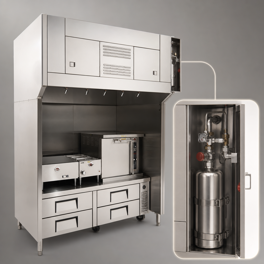 Self-Contained Fire Suppression