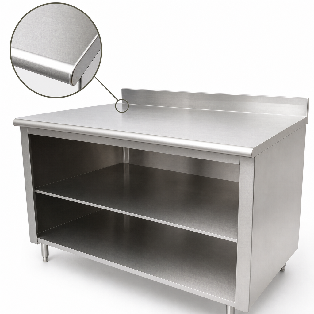 14-Gauge 304 Stainless Steel Top