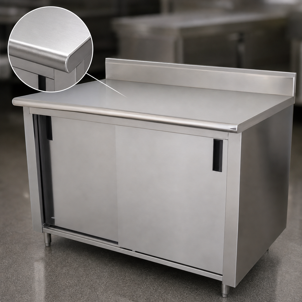 16-Gauge 304 Stainless Steel Top