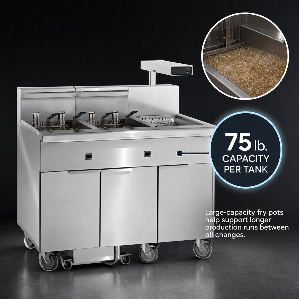 75 lb. Capacity Per Tank