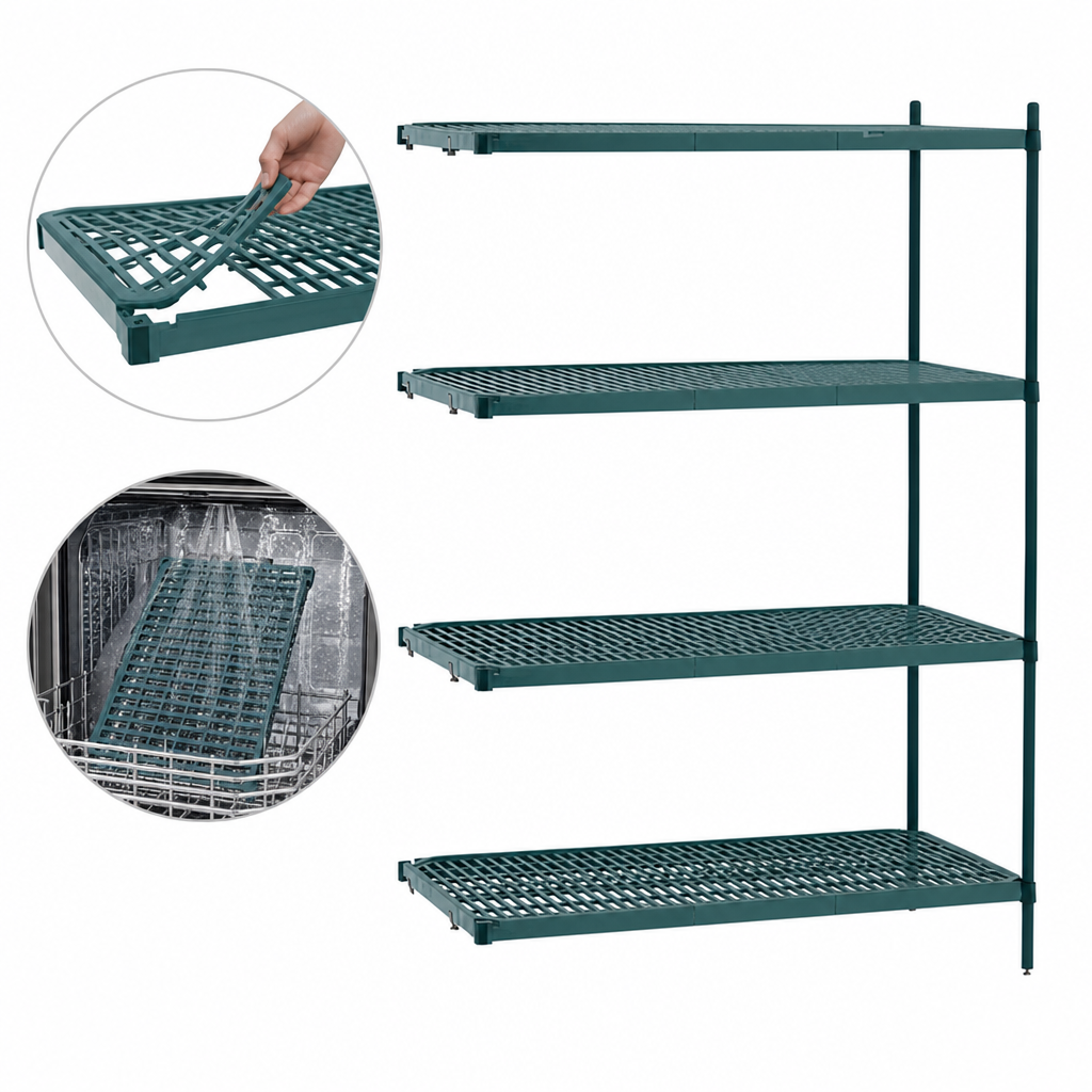 Removable Polymer Shelf Mats