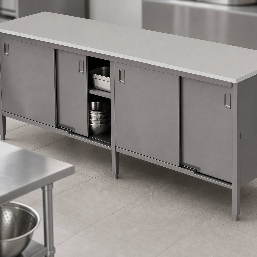 Sliding Door Cabinet Base