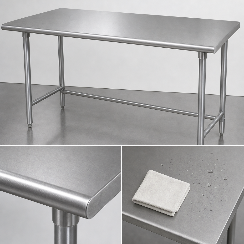 16-Gauge 430 Stainless Steel Top