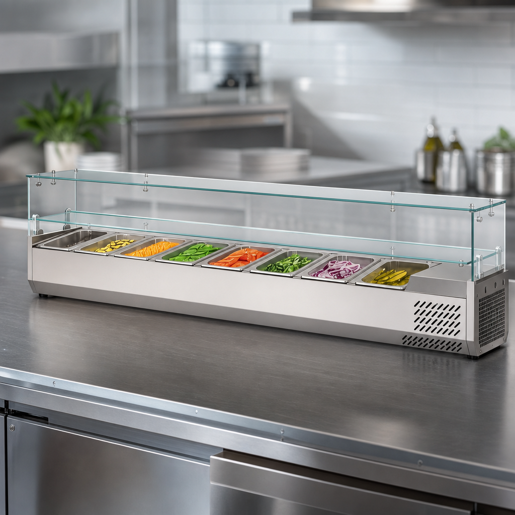 Double Tempered Glass Food Guard