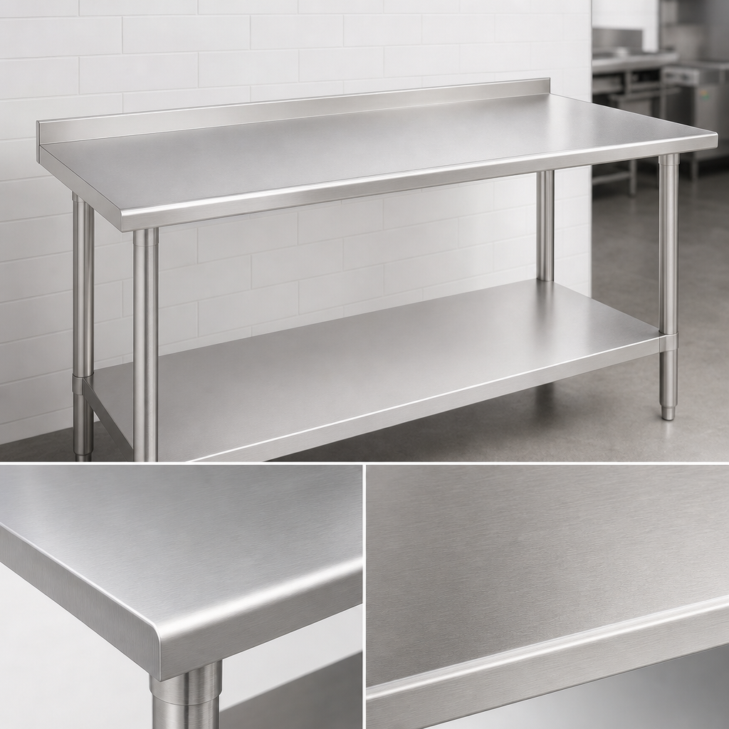 16-Gauge Stainless Steel Top