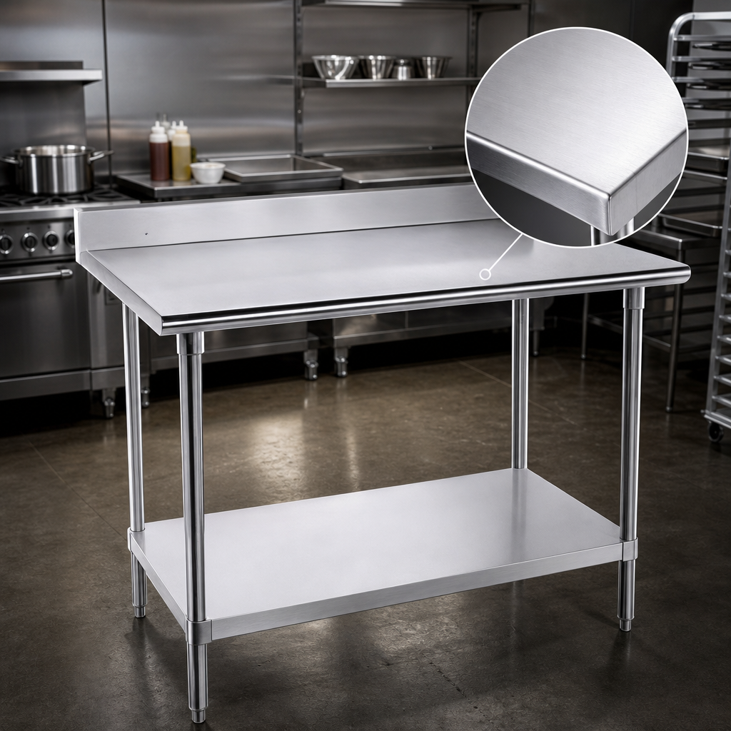 16 Gauge Stainless Steel Top