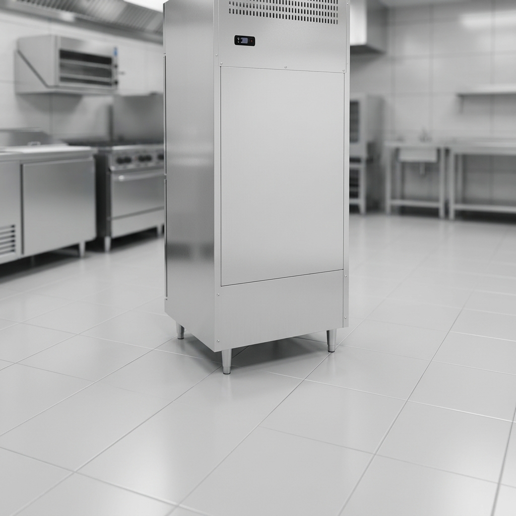 Maintain a pristine kitchen environment with this freezer's automatic hot gas condensate evaporator, eliminating the need for external drain connections.