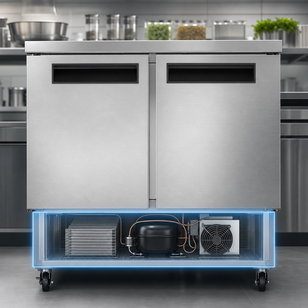 Bottom-Mounted Self-Contained Refrigeration